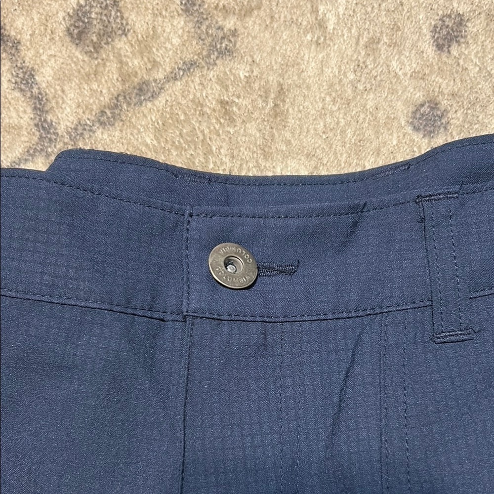 Columbia PFG Navy Blue Shorts Size Medium Short Length - Picture 9 of 13